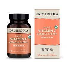 Mercola Organic Vitamin C Acerola Cherry 90 ct