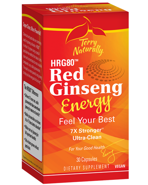 Terry Naturally Red Ginseng Energy 30 caps