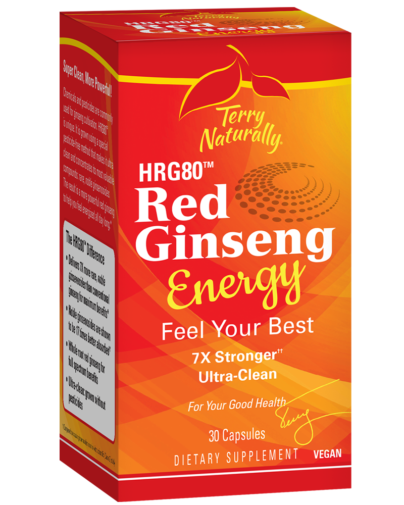 Terry Naturally Red Ginseng Energy 30 caps