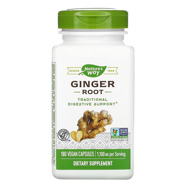 Nature's Way Ginger Root 180 vcaps