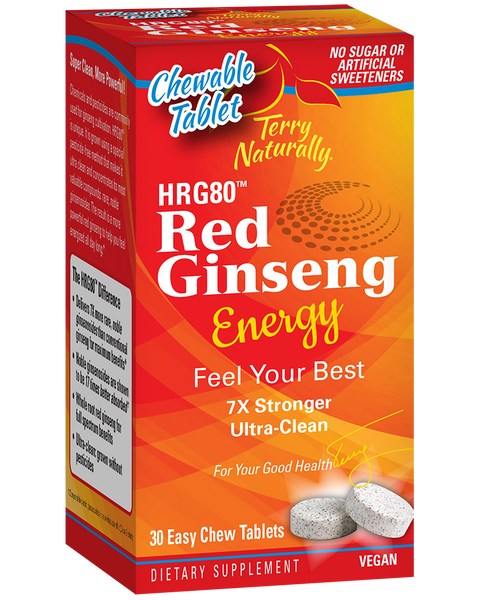 Terry Naturally Red Ginseng 30 Chewables