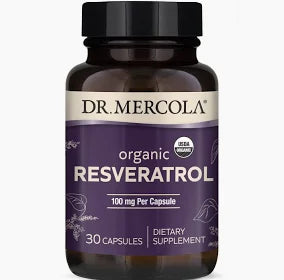Mercola Organic Resveratrol 100mg 30 caps