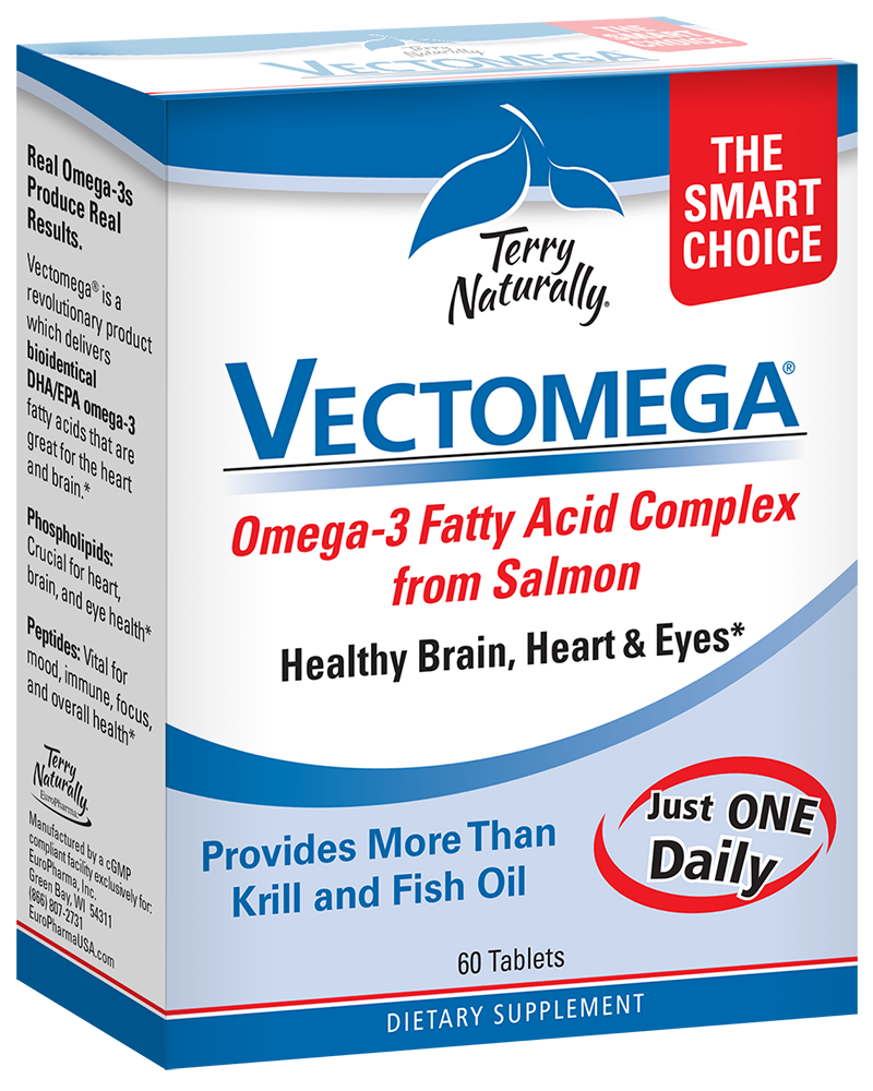 Terry Naturally Vectomega Omega 3  60 Tabs